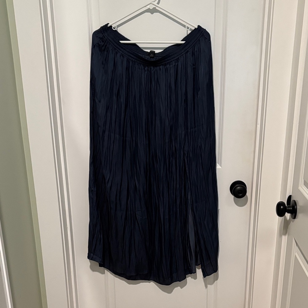 J. Crew Navy Maxi Skirt